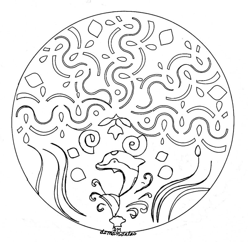 Mandalas Dauphin 21